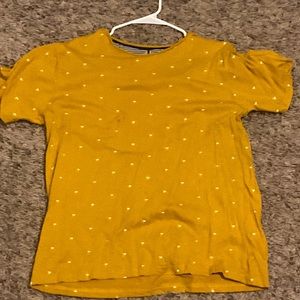 I am selling a yellow summer shirt from Denim & Flower in a size medium.